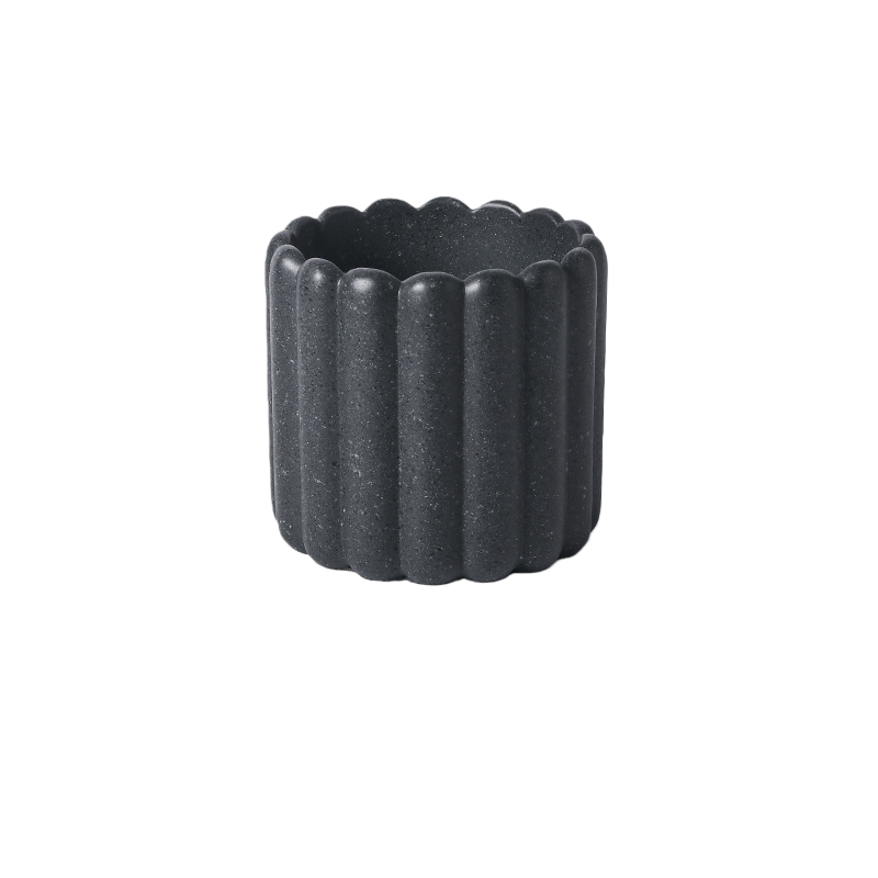 Nordic Handmade Cement Planter with Drainage Hole