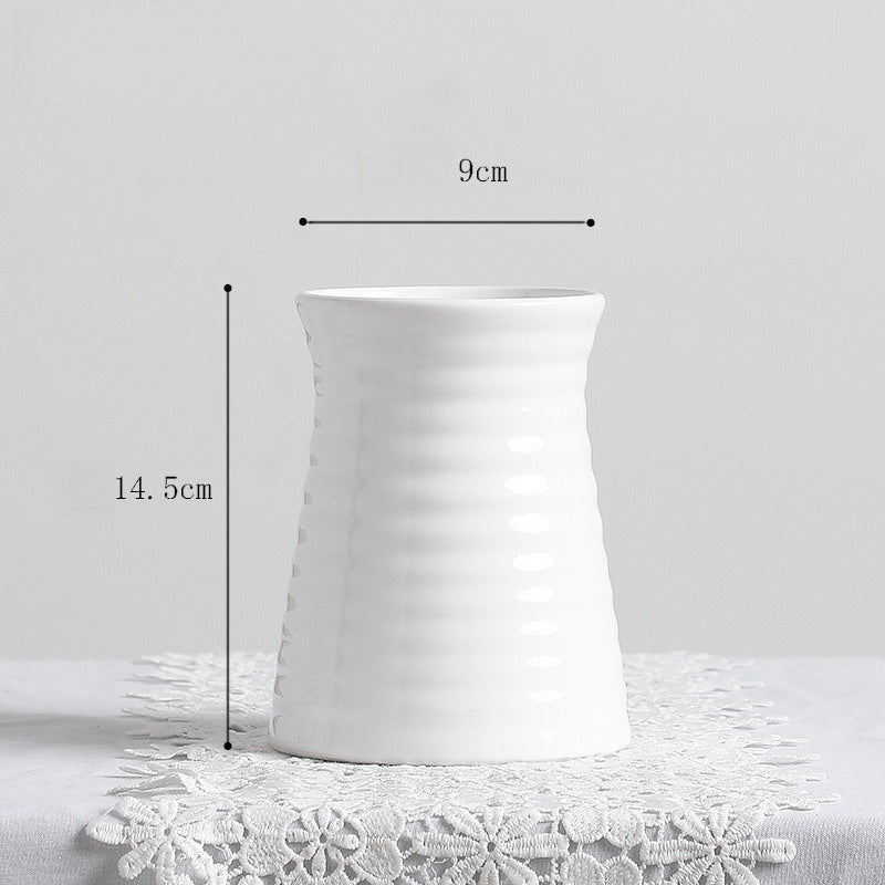 Handmade Ceramic Vase, Minimalist Modern Style